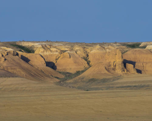 An escarpment in the Irgiz-Turgai reserve, Kazakhstan