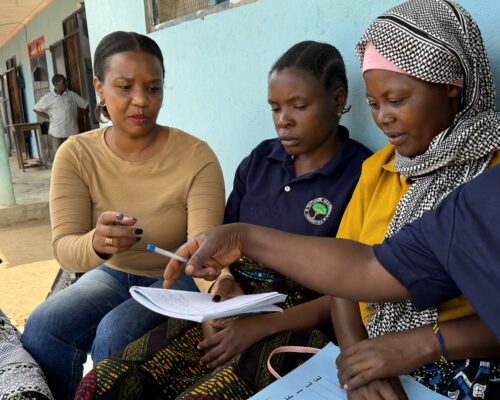 Digna Irafay doing community work, Grants Officer, Tanzania Country Office, Arusha, Tanzania.