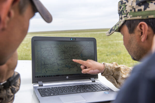 Mapping saiga movements in the Kazakh Steppe